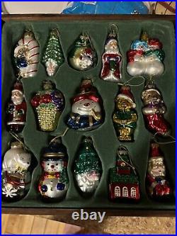 Thomas Pacconi Museum Series Vintage Glass Christmas Ornaments Set Of 30 Unused