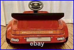 Toshima made Porsche 911 Pedal Car Retro Red Vintage from Japan