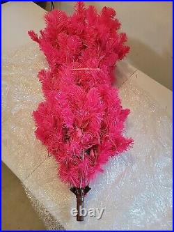 Treetopia 6 foot tree artificial hot pink defective lighting