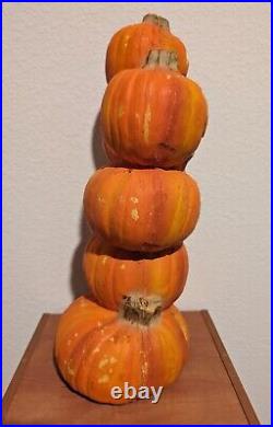 Trendmasters Jackolantern Pumpkin Head Foam Mold Halloween Totem Pole No Light