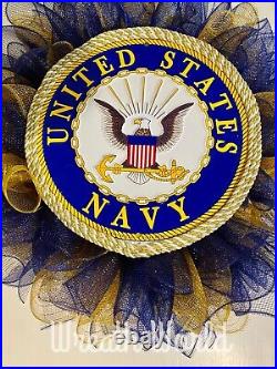 United States Navy Wreath New Handmade 24 Navy Military