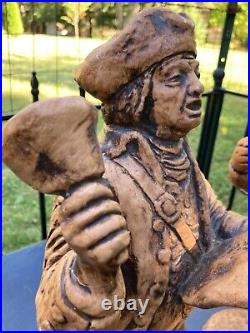 VTG Austin Products Colonial Revolutionary War Statue Town Crier Paul Revere 20