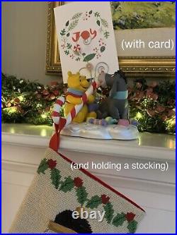 Very Rare Disney Winnie the Pooh & Eeyore Stocking Card Photo Holder