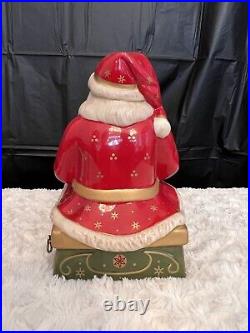 Villeroy & Boch Christmas Toys Memory Santa's Sleigh Ride Music Box Candle