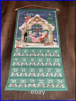 Vintage 1987 AVON Countdown To Christmas Advent Calendar With original mouse