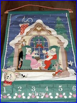 Vintage 1987 AVON Countdown To Christmas Advent Calendar With original mouse