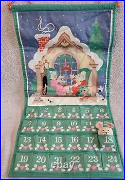 Vintage 1987 Avon Advent Calendar Countdown to Christmas Original Mouse
