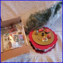 Vintage 1996 Avon Christmas is Coming Musical Advent Christmas Tree Complete