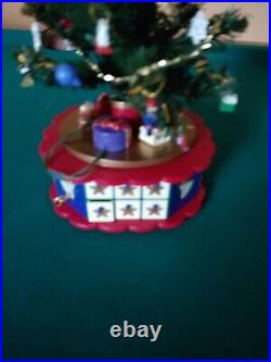 Vintage 1996 Avon Christmas is Coming Musical Advent Christmas Tree with Lights