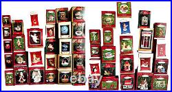 Vintage Lot of 44 Hallmark Keepsake Ornaments Christmas Various Assortment