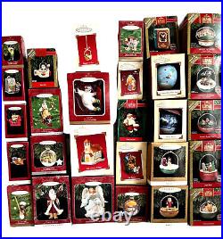 Vintage Lot of 44 Hallmark Keepsake Ornaments Christmas Various Assortment