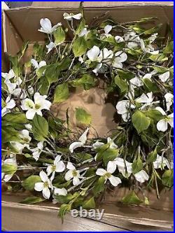 WINWARD HOME Faux MAGNOLIA Bud wreath 25