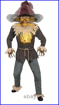 Wait 4 It! 2024 Halloween Prop 8' Animatronic Flame Fire Scarecrow Pre Order
