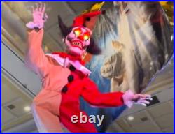 Wait 4 It! 2024 Halloween Prop Animatronic Pole Balancing Evil Clown Pre Sale