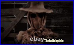 Wait 4 It! Halloween Prop Animatronic Sitting Scarecrow Pop Up Surprise Pre Sale