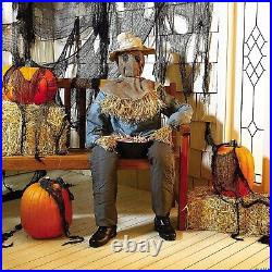 Wait 4 It! Halloween Prop Animatronic Sitting Scarecrow Pop Up Surprise Pre Sale