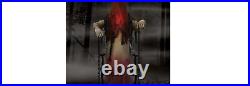 Wait 4 It! Halloween Prop Rising Demented Woman In Chains Animatronic(pre Sale)