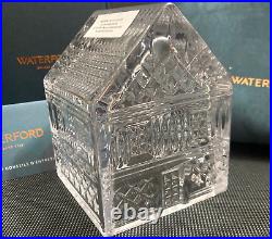Waterford Crystal Gingerbread House 4 Christmas Figurine #1067233 Brand New Nib