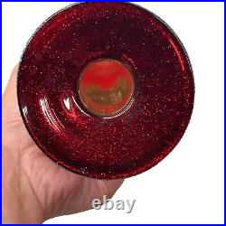 Waterford Red Charisma Table Tree Holiday Heirlooms Glass Christmas 2006