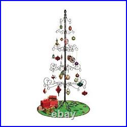 Wrought Iron Christmas Ornament Display Tree 83