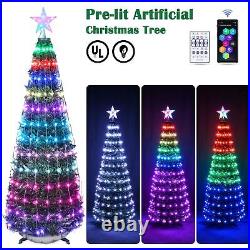 Yescom 5 Ft Christmas Tree Decoration Light RGB LED String Lamp Remote Control