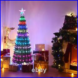 Yescom 5 Ft Christmas Tree Decoration Light RGB LED String Lamp Remote Control