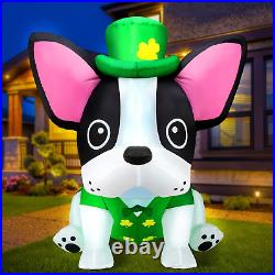 Zukakii 5Ft St. Patrick'S Day Inflatable Outdoor Decoration Blow up French Bu